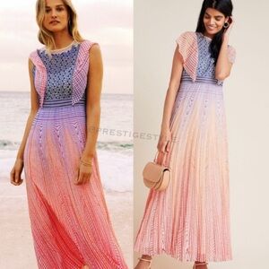 🌟 HP🌟 Anthropologie NWT Geisha Designs Savita Maxi Dress Size 6.